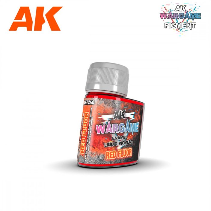 Enamel Liquid Pigments - Red Fluor