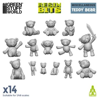 Teddy Bear Resin Set 1:48-1:35