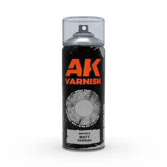 Primer - Matt Varnish - Spray 400ml (Includes 2 nozzles)