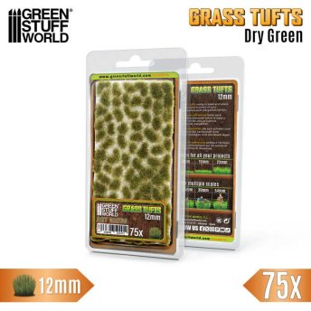 Static Grass Tufts 12 mm - Light Green