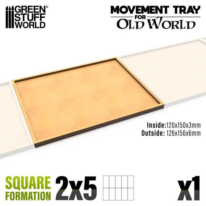 MDF Movement Trays Old World 120x150mm