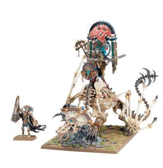 Tomb King / Liche Priest on Necrolith Bone Dragon