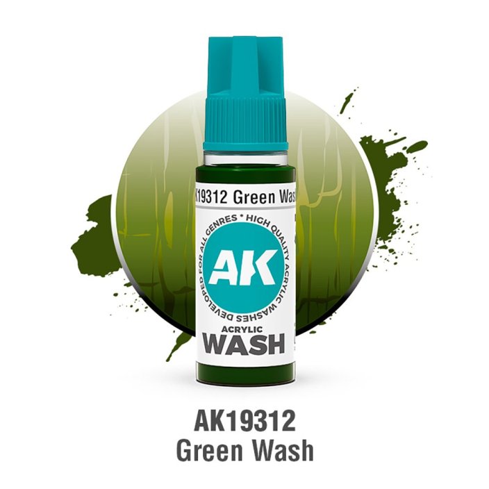 GREEN – ACRYLIC WASH