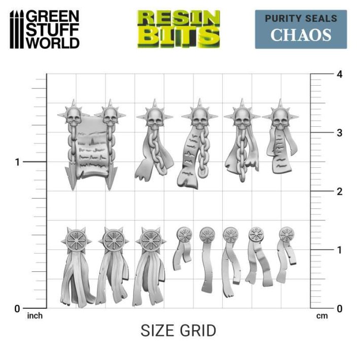 3D printed set - Purity Seals - CHAOS