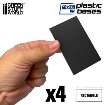 Plastic Bases - Rectangle 100x60mm