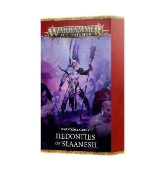 Warscroll Cards: Hedonites of Slaanesh (English)