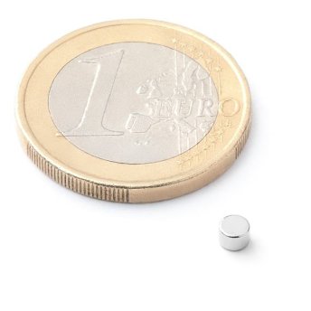 Magnet priemer 3mm, výška 2mm, 10ks