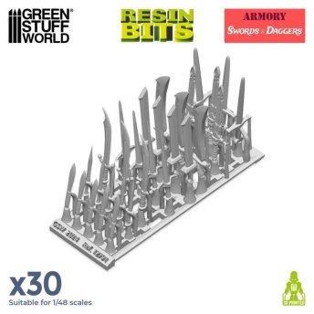 3D printed set - Swords & Daggers