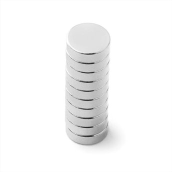 Magnet priemer 5mm, výška 1,5mm, 10ks
