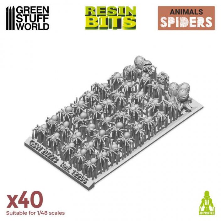 3D printed set - Small Spiders