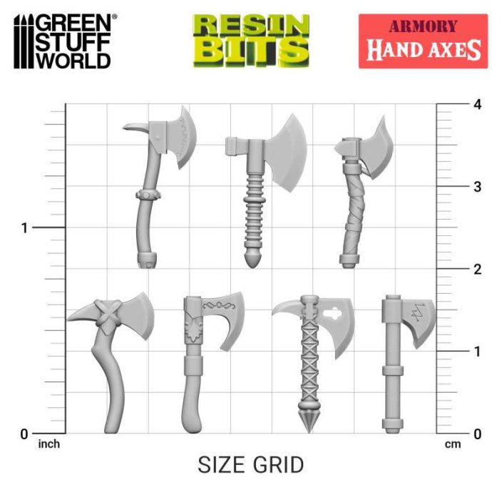 3D printed set - Hand Axes