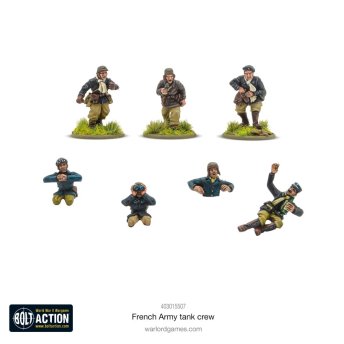 French Army tank crew