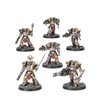 Cataphractii Terminators with Volkite Chargers and Power Mauls