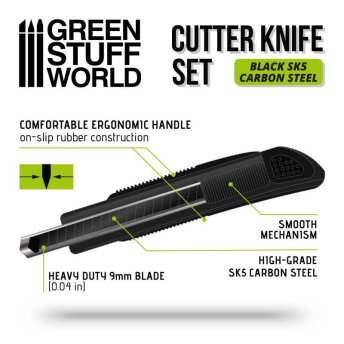 Black Hobby Knife