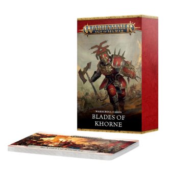 Blades of Khorne Warscroll Cards
