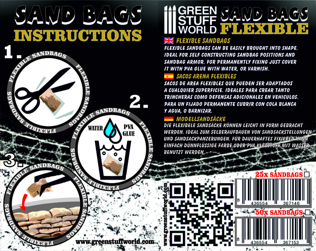 flexible SANDBAGS x25