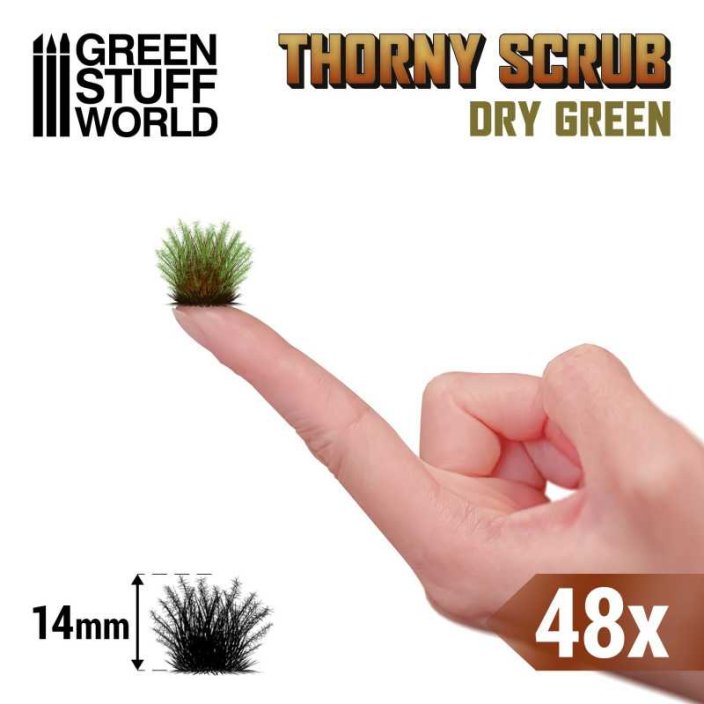 Thorny Scrubs - Dry Green