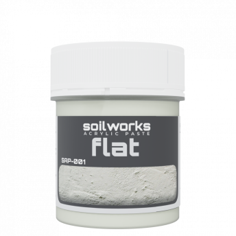 Acrylic paste flat