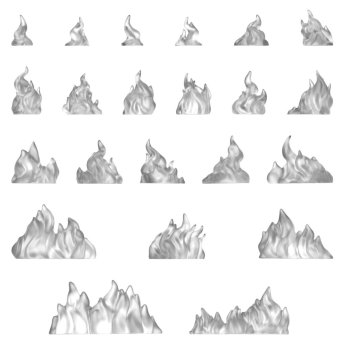 Small Fire Flames 1:48-1:35