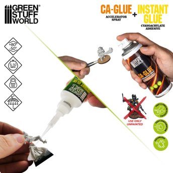 CA glue and accelerator pack