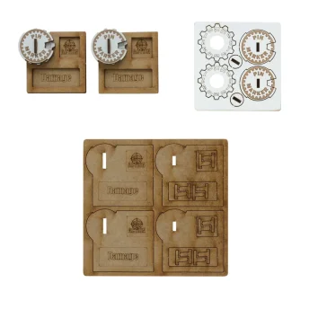 Bolt Action MDF Vehicle Pin Markers - Germany
