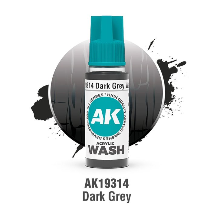 DARK GREY – ACRYLIC WASH