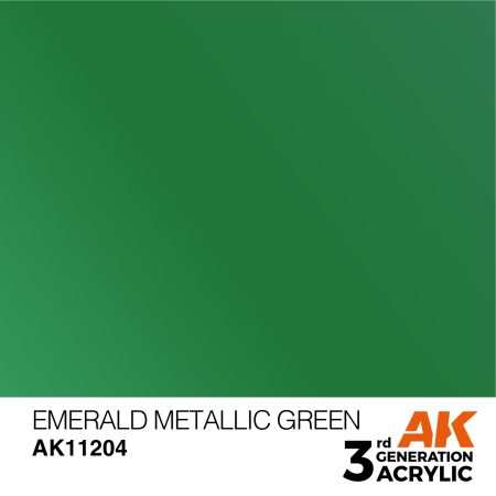 Emerald Metallic Green