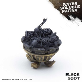 Water soluble patina BLACK SOOT 240ml