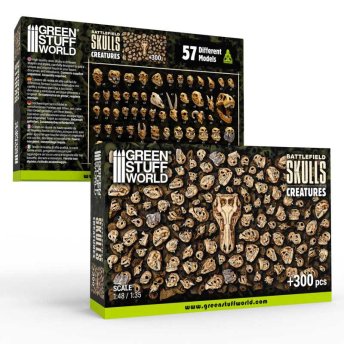 300x Battlefield Creature Skulls 1:48-1:35