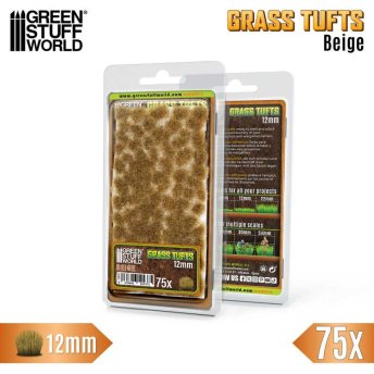 Static Grass Tufts 12 mm - Beige